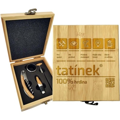 Sablio Dárková sada na víno Tatínek: 147×168×49 mm