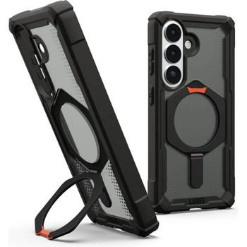 Urban Armor Gear Magsafe Противоударен Калъф за Samsung S26 Plus, UAG Plasma XTE Case Black-Orange, Черен (214523114097)