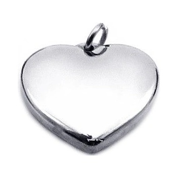 Šperky4U Ocelový přívěšek srdíčko DR1318