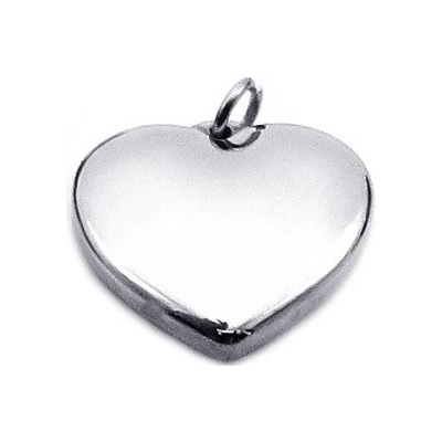 Šperky4U Ocelový přívěšek srdíčko DR1318