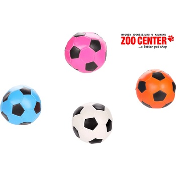Flamingo Ball Neon - Кучешка играчка - футболна топка, 10 см. /оранжева, синя, розова, 1 брой