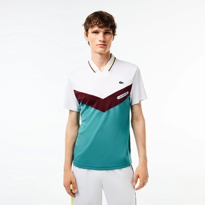 Lacoste pánske tričko Medvedev New York Day Polo white limeira