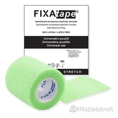FIXAtape STRETCH Samofixačné ovínadlo zelené 5 cm x 450 cm 1 ks