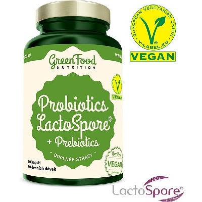 GreenFood Nutrition Probiotika LactoSpore® + Prebiotics 60 cps