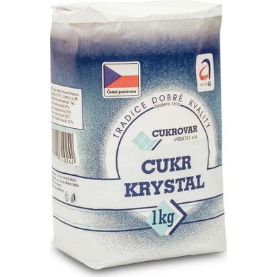 Vrbátky Cukr krystal 1 kg – balení 10 ks
