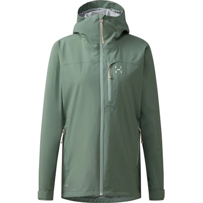 Haglöfs Дамско водоустойчиво яке Haglöfs Women's Ozka Proof Jacket Waterproof jacket - Chlorophyll Green - размер XL (102-5070-0215)