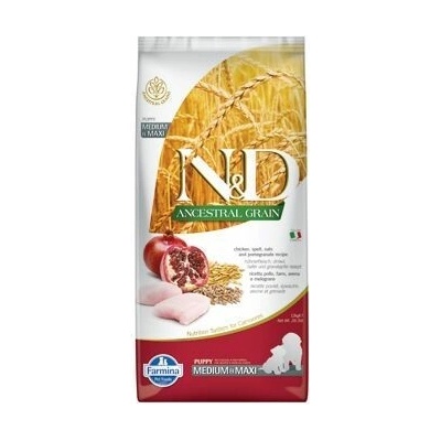 N&D Ancestral Grain Puppy All Breeds Chicken & Pomegranate 4 x 2,5 kg