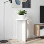 vidaXL Стойка за растения 2 бр. Бял гланц Ø40 x 60 см (899712)
