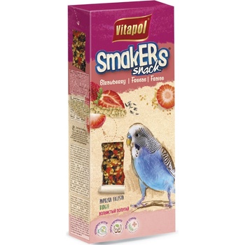 Vitapol "Smakers" за вълнисти папагали, с аромат на ягоди, 2 бр