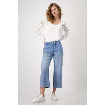 Monari kalhoty 409456 modrá jeans