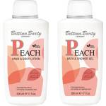 Bettina Barty Peach Комплект - Лосион и Гел за вана и душ, 2 x 500 ml Лосион за тяло