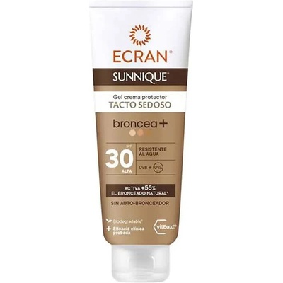 Ecran Cream Gel Sunnique Bronzea F30 250ml - Clear (Multicolor)