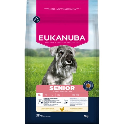 Eukanuba Premium Nutrition Senior Small Breed Chicken 2 x 3 kg