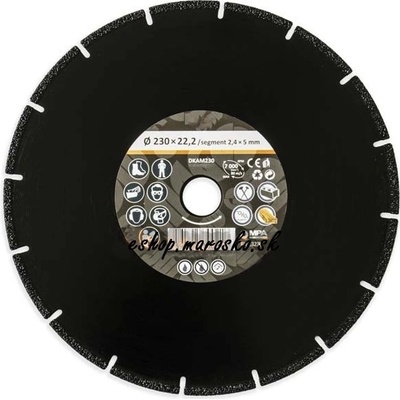 Diamantový univerzalný rezny kotúč 230mm , Veľkosť kotúča Ø 230