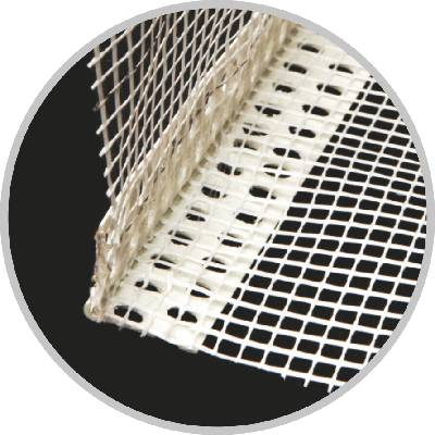 TopKraft Profil rohový RPSV 100x100 PVC omietací s nosom vnútorný 2,5m 40 ks