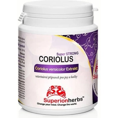 Superionherbs Coriolus Versicolor Extrakt 500 mg 90 kapslí