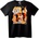 NOONEBRAND Тениска Пламтящ Вестник - 5XL, Black