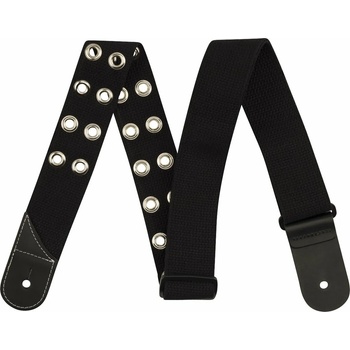 Image 1 of Jackson Cotton Grommet Strap Black Колан за китара (2997474001)