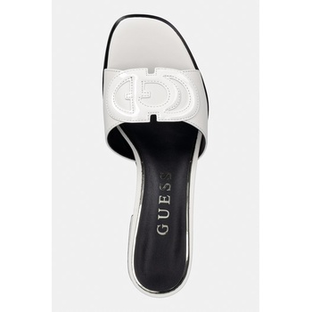 Guess чехли дамски от кожа CERINNA (FLJCNN.LEP03.WHITE)