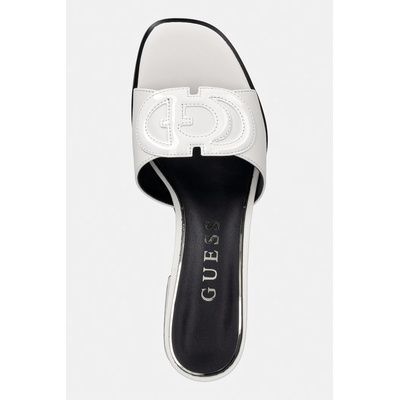 Guess чехли дамски от кожа CERINNA (FLJCNN.LEP03.WHITE)