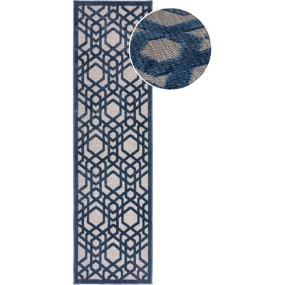 Flair Rugs Син външен килим 230x66 cm Oro - Flair Rugs (503119374190)