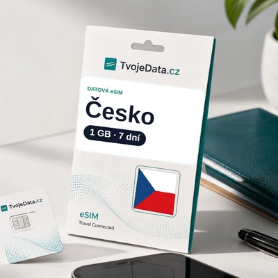 eSIM Česko 1 GB / 7 dní