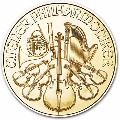 Austrian Mint Zlatá mince Wiener Philharmoniker 2020 1/25 oz