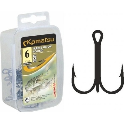 Kamatsu Treble Hook Round vel.10 1 ks