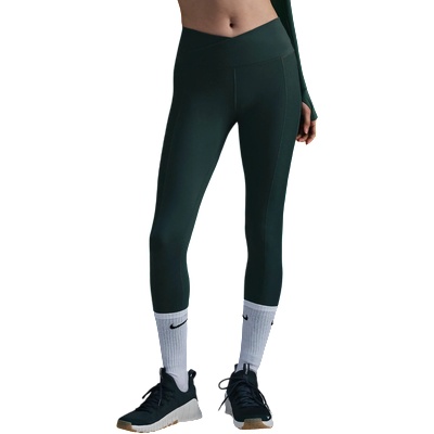 Nike Клинове Nike W NK DF ONE HR 7/8 WRAP TIGHT Зелен Velikost L