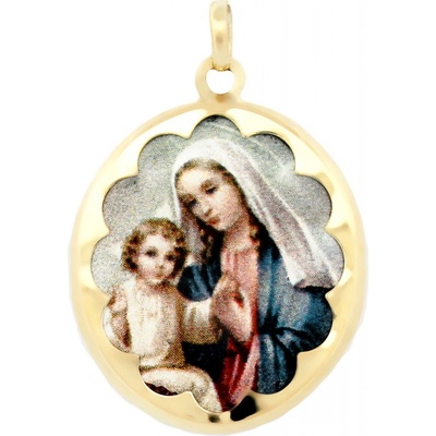 Leru Zlatá madonka malá smalt 07