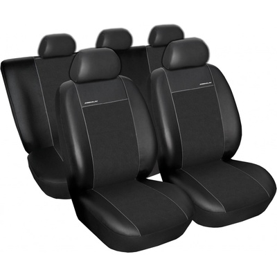 Autopotah SIXTOL Dacia Dokker, od r.v. 2012, Eco kůže + alcantara černé