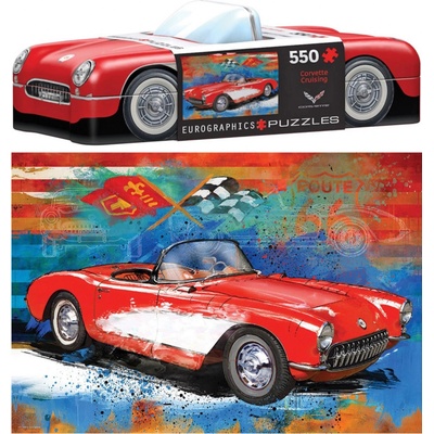 EUROGRAPHICS v plechové krabičce Corvette 550 dielov