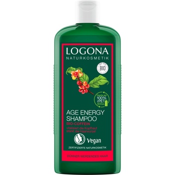 Logona šampón Age Energy s Bio kofeínom a goji 250 ml