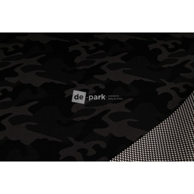 de-park Jarní softshell 18/12 - Reflexní maskáč - černá - 999