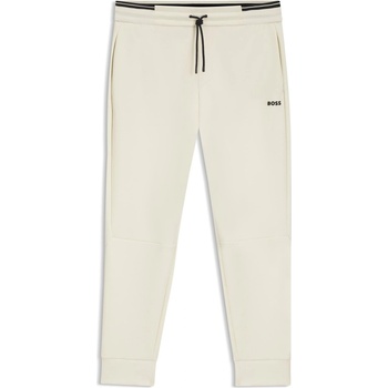 HUGO BOSS Анцуг Boss Mens BOSS GREEN Soft Cotton-Blend Jogging Bottoms - Open White