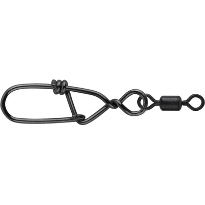 Spro Karabinka s obratlíkom Matte Black Snagless veľ.0+10