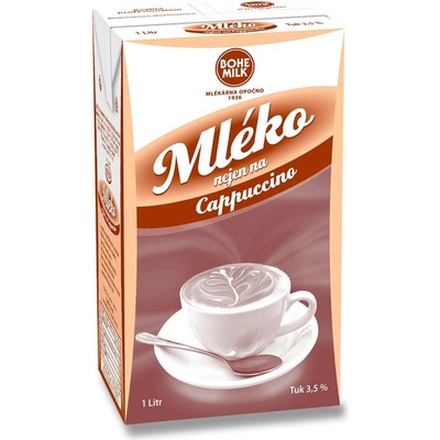 Bohemilk mléko nejen na cappuccino 3,5% 1 l