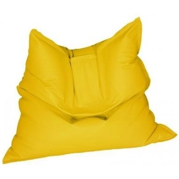 Pufrelax Пуф, Голяма възглавница, 350л. , Magic Pillow - Teteron Yellow Quince, Перящ се калъф, За открито, Пълнеж от Полистиролни перли