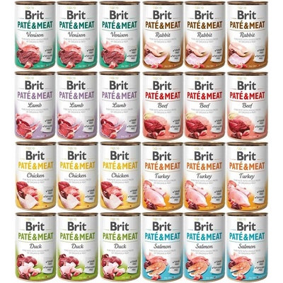Brit Paté & Meat Dog Mix 24 x 800 g