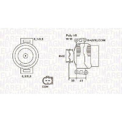 Generátor MAGNETI MARELLI 063731953010