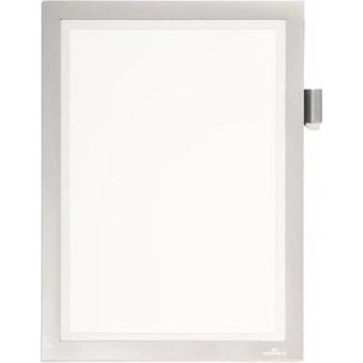 Informačný panel, A4, samolepiaci, na písanie poznámok, DURABLE DURAFRAME "NOTE", strieborná