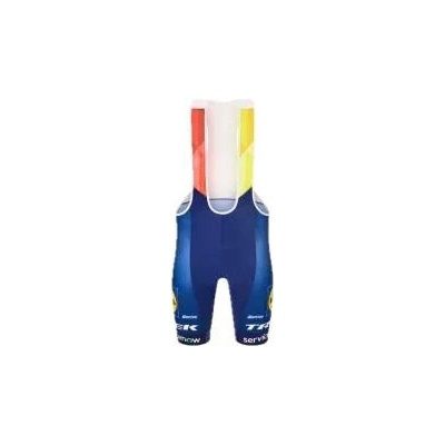 Santini pánské závodní s laclem replika týmu Lidl-Trek tmavě modrá/žlutá