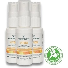 Vegetology Vitashine Vitamin D3 v spreji 1000iu 20 ml 3-balenie