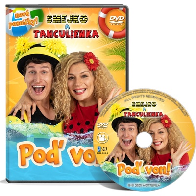 Smejko a Tanculienka Poď von! DVD