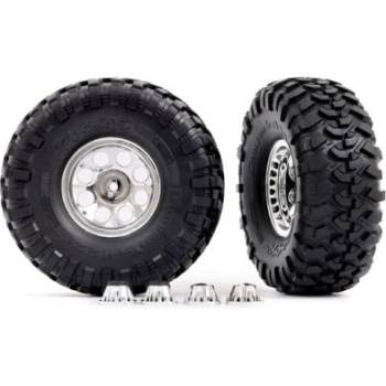 Traxxas колело 2.2", диск класически хромиран, гуми Canyon Trail (2) (за #8255A)