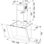 Franke Аспиратор vertical fpj 615 v bk/dg a franke (330.0573.294)