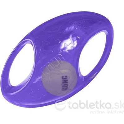Kong Dog Jumbler Lopta futbalová s pískatkom guma termoplastická L XL