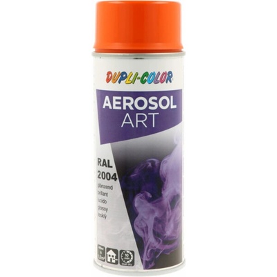 Dupli-Color barva ve spreji Aerosol-Art RAL 2004 čistě oranžová 400 ml