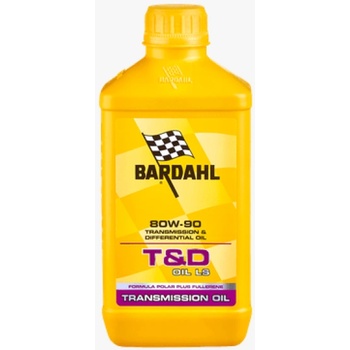 Bardahl Трансмисионно Масло BARDAHL T&D Syntethic Oil 80w90 1 литър - BAR-421140 (BARDAHL T&D Syntethic Oil 80w90 1 литър - BAR-421140)