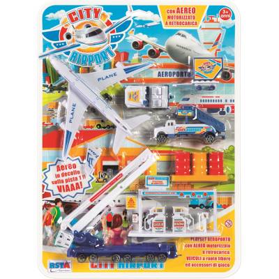 RSTA Игрален комплект RS Toys - Самолет и обслужващи машини (10836)